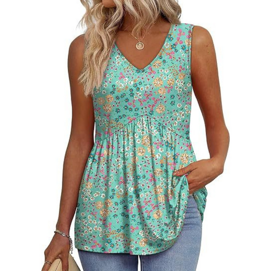 Talia – Sleeveless Flow Top for Women