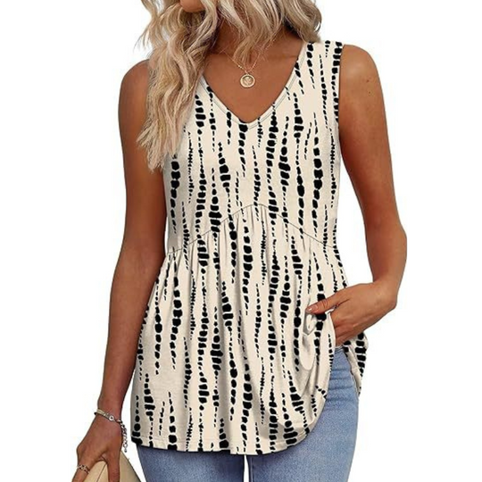Talia – Sleeveless Flow Top for Women