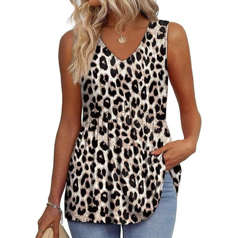 Talia – Sleeveless Flow Top for Women
