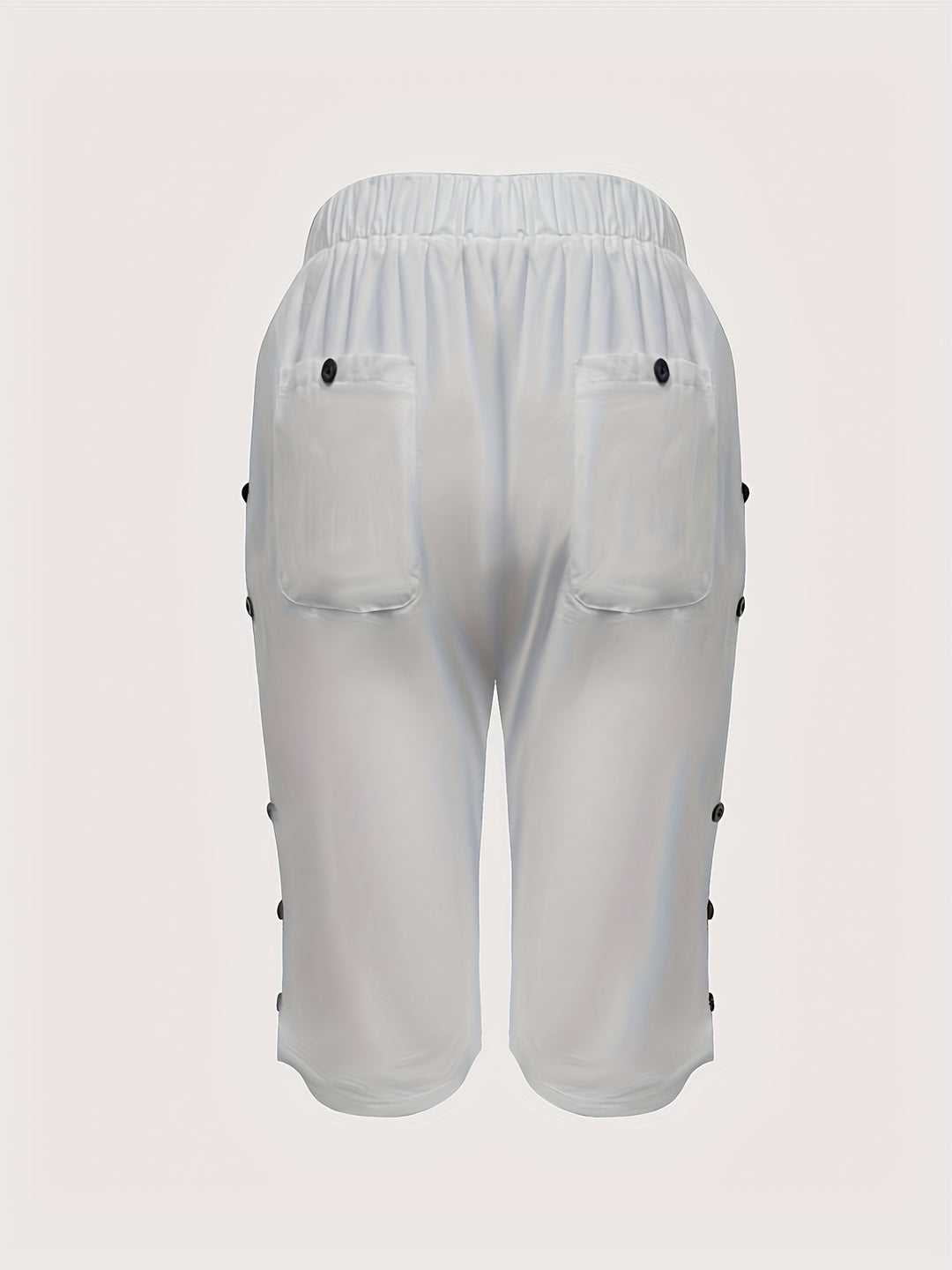 Bianca – Button-Side Summer Bermuda for Women