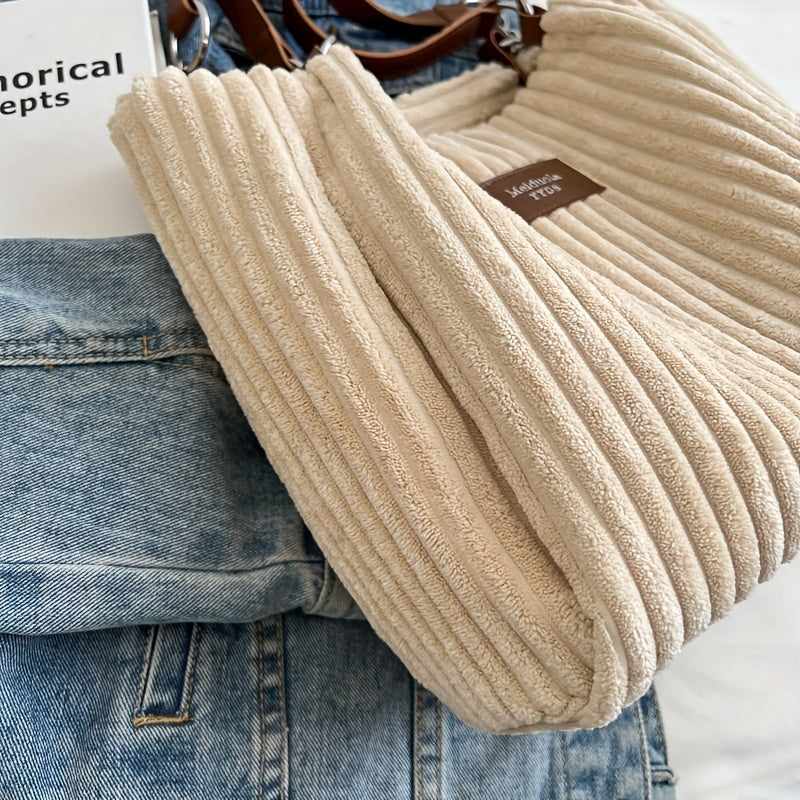 Gio - Soft corduroy shoulder bag