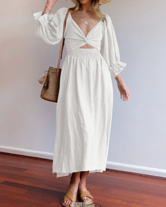 Kayla – Open-Back Boho Maxi Dress