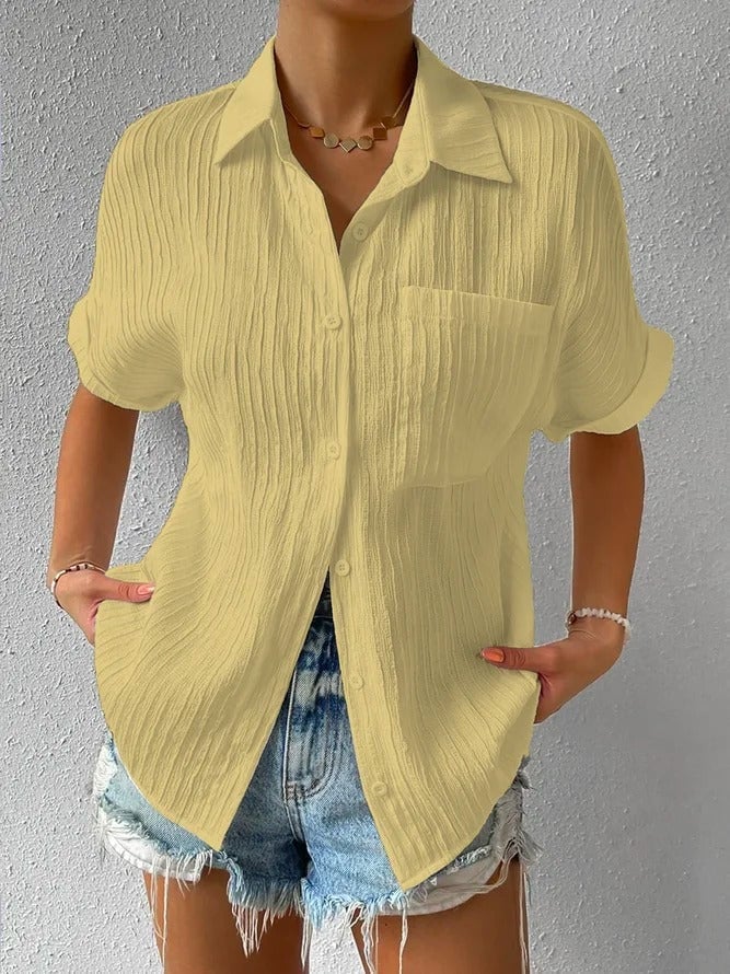 Mirae – Textured Breeze Summer Shirt