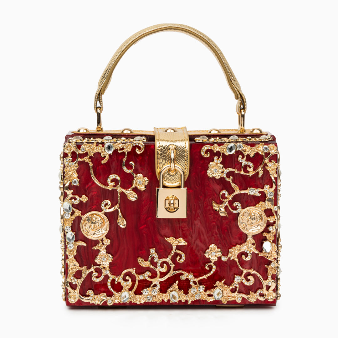 Addison – Luxurious Embroidered Evening Handbag for Women