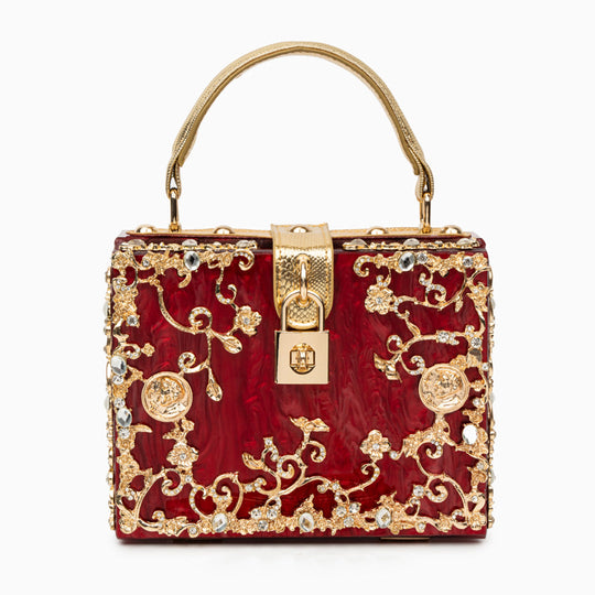 Addison – Luxurious Embroidered Evening Handbag for Women