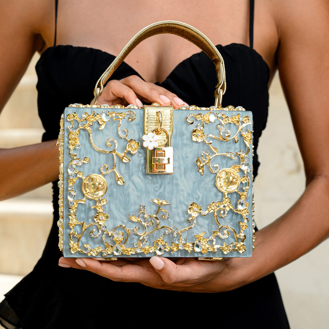Addison – Luxurious Embroidered Evening Handbag for Women