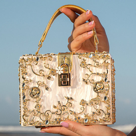 Addison – Luxurious Embroidered Evening Handbag for Women