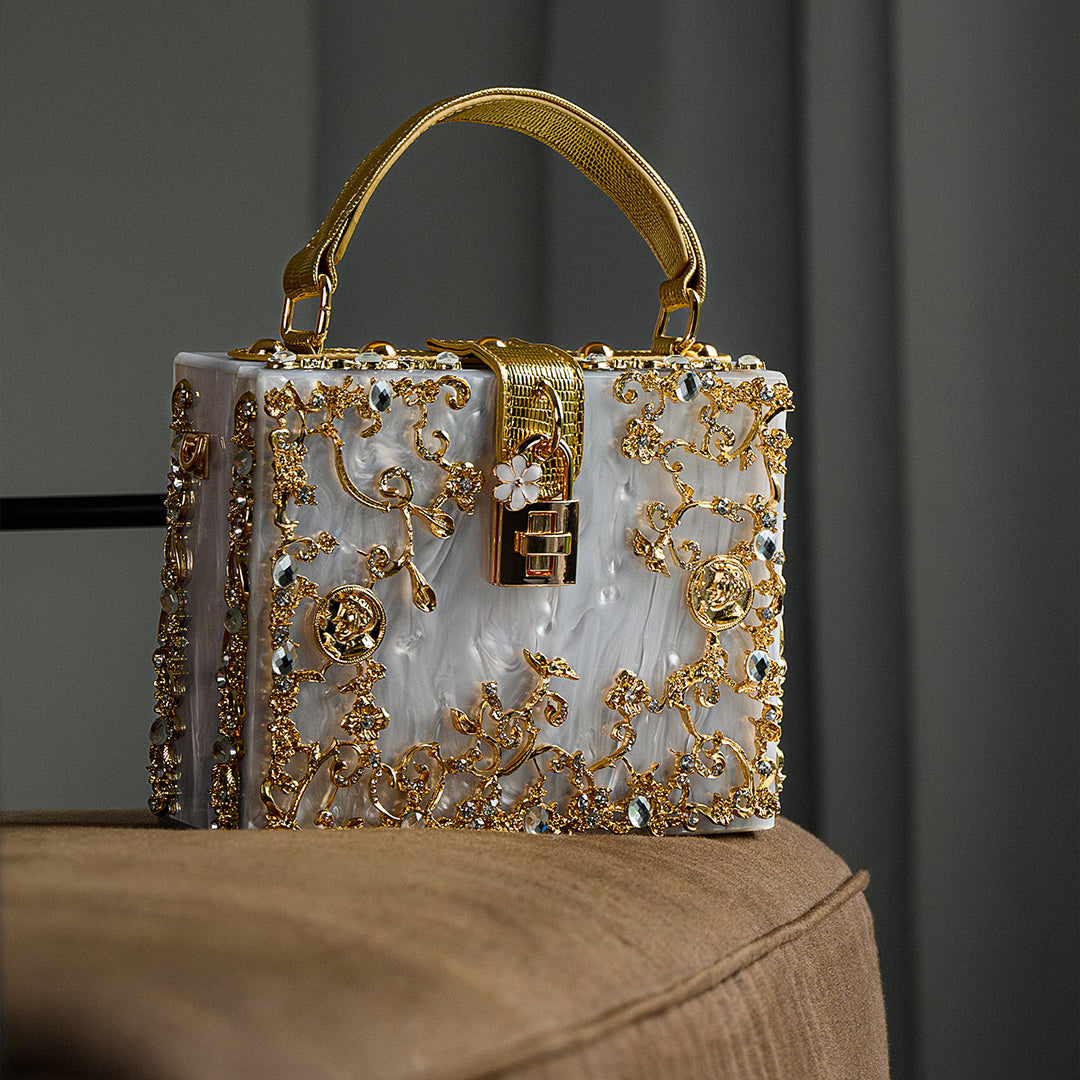 Addison – Luxurious Embroidered Evening Handbag for Women