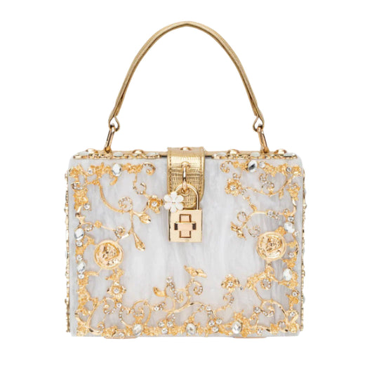 Addison – Luxurious Embroidered Evening Handbag for Women