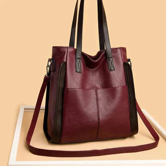 Aaliyah – Classic Leather Tote Bag for Women