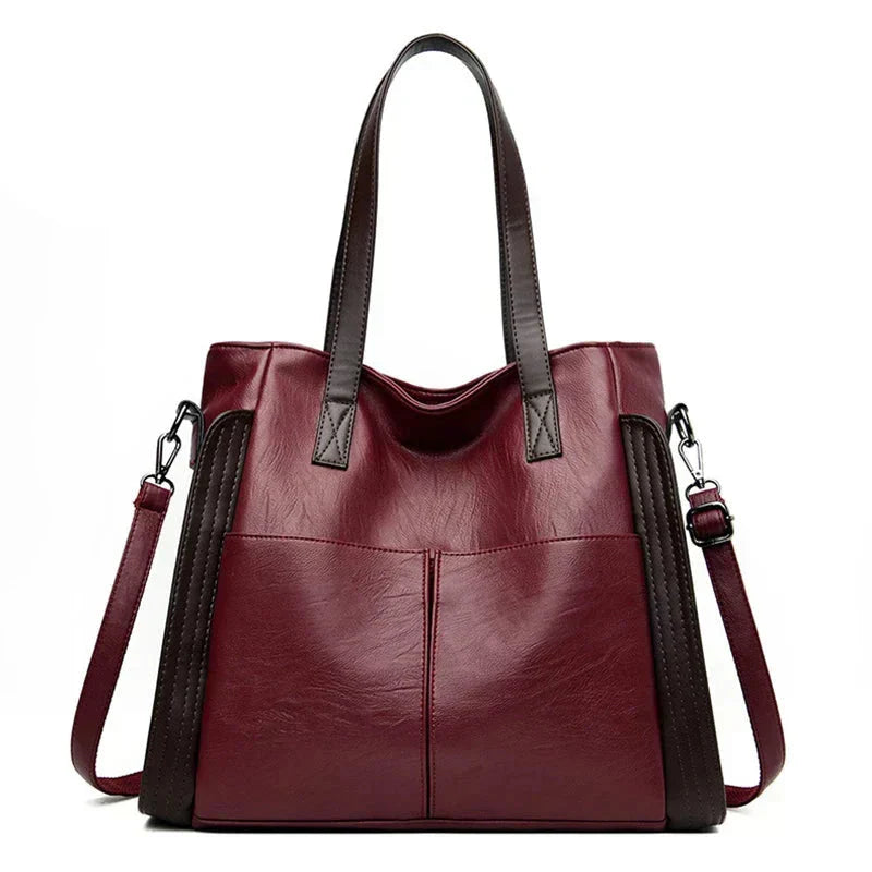 Aaliyah – Classic Leather Tote Bag for Women