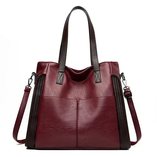 Aaliyah – Classic Leather Tote Bag for Women