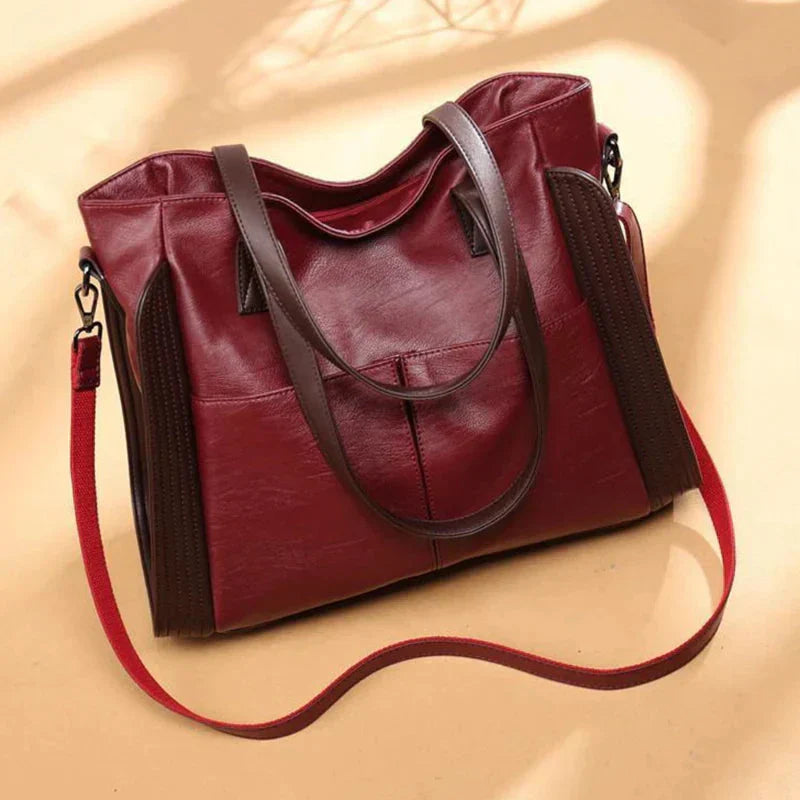 Aaliyah – Classic Leather Tote Bag for Women
