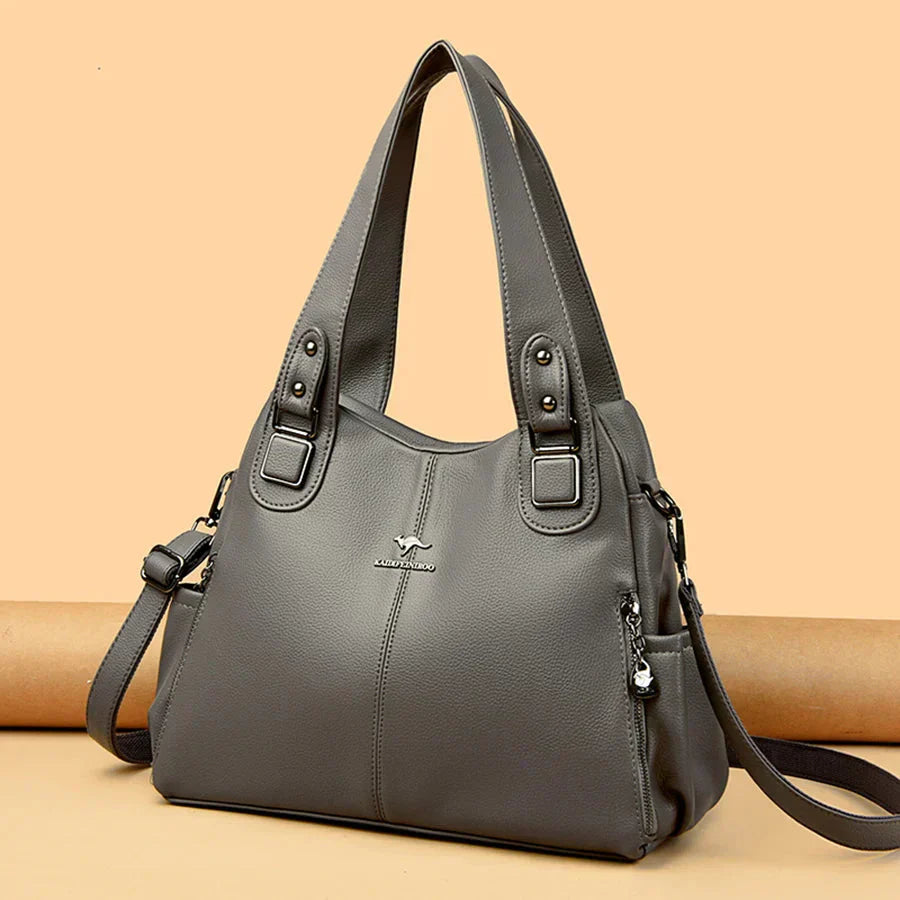 Marg – Classic Soft Leather Shoulder Bag for Women