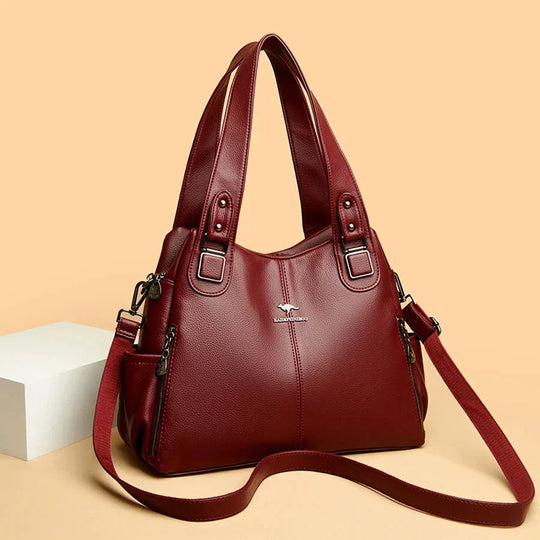 Marg – Classic Soft Leather Shoulder Bag for Women