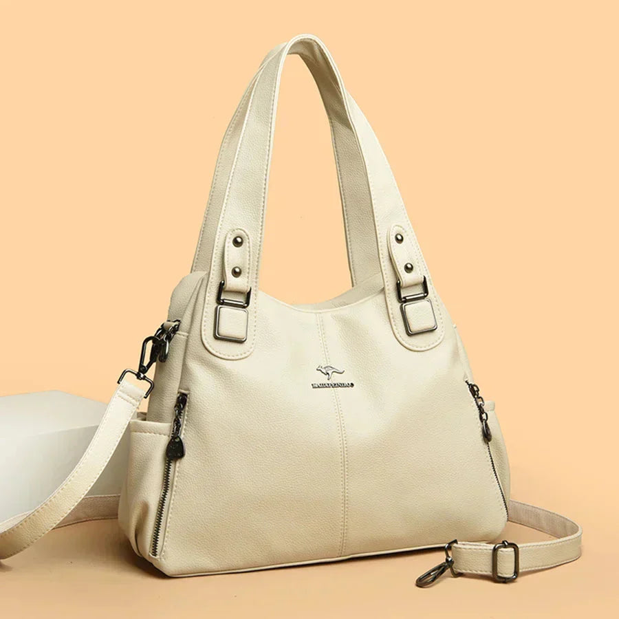 Marg – Classic Soft Leather Shoulder Bag for Women