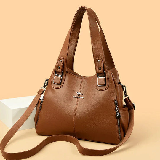 Marg – Classic Soft Leather Shoulder Bag for Women