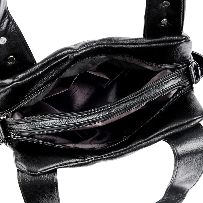 Marg – Classic Soft Leather Shoulder Bag for Women