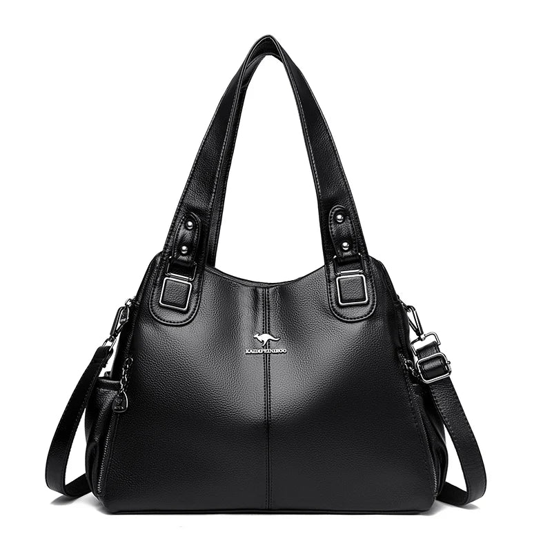 Marg – Classic Soft Leather Shoulder Bag for Women
