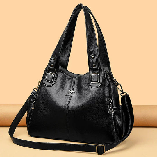 Marg – Classic Soft Leather Shoulder Bag for Women