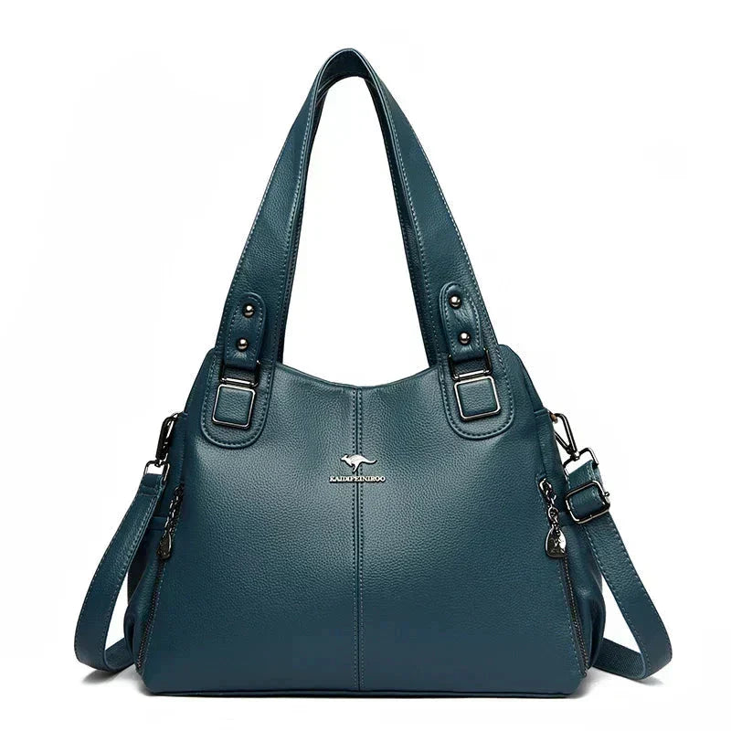 Marg – Classic Soft Leather Shoulder Bag for Women