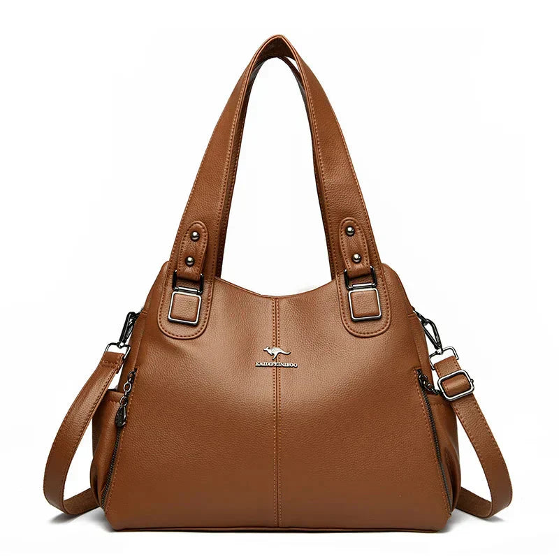 Marg – Classic Soft Leather Shoulder Bag for Women