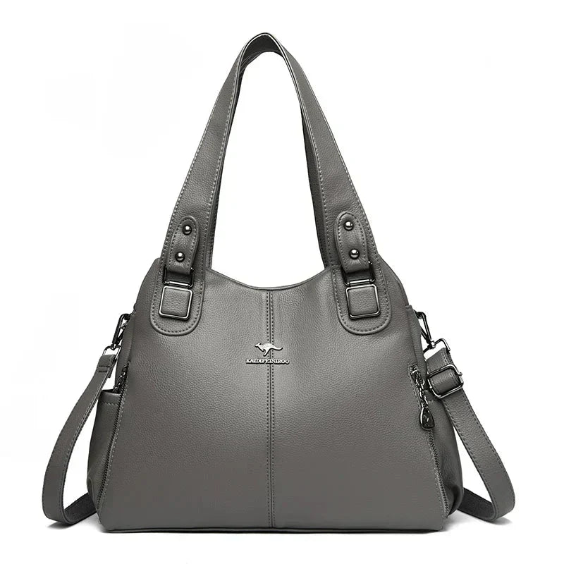 Marg – Classic Soft Leather Shoulder Bag for Women