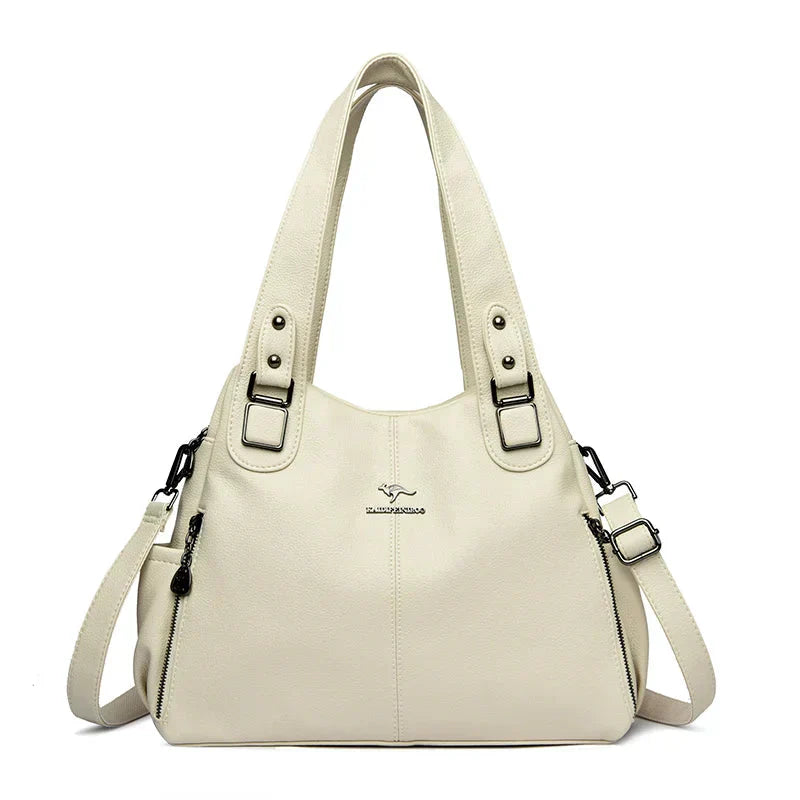 Marg – Classic Soft Leather Shoulder Bag for Women