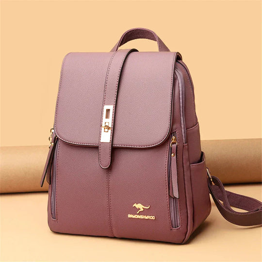 Sheila – Sleek Leather Backpack for Women