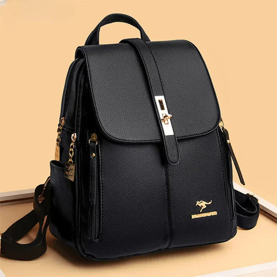 Sheila – Sleek Leather Backpack for Women