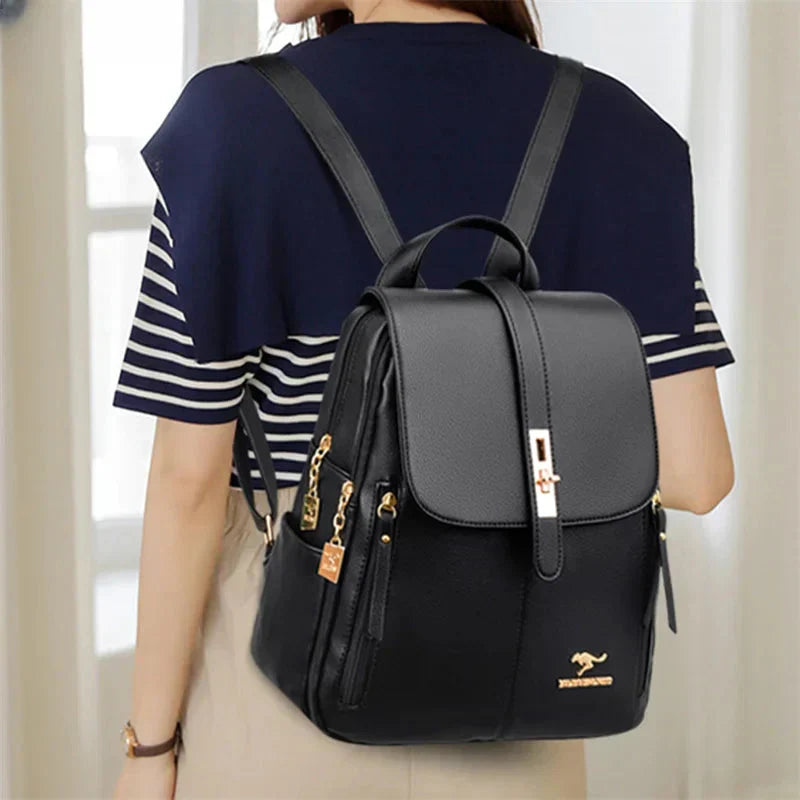 Sheila – Sleek Leather Backpack for Women