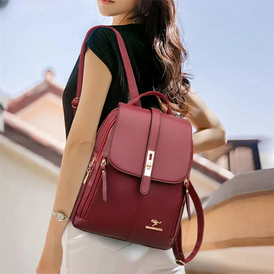 Sheila – Sleek Leather Backpack for Women