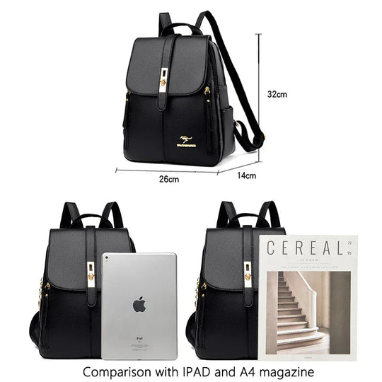 Sheila – Sleek Leather Backpack for Women