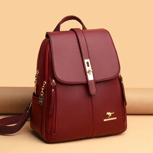 Sheila – Sleek Leather Backpack for Women