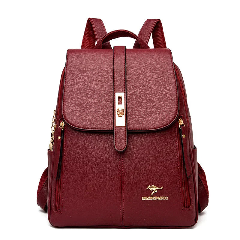 Sheila – Sleek Leather Backpack for Women