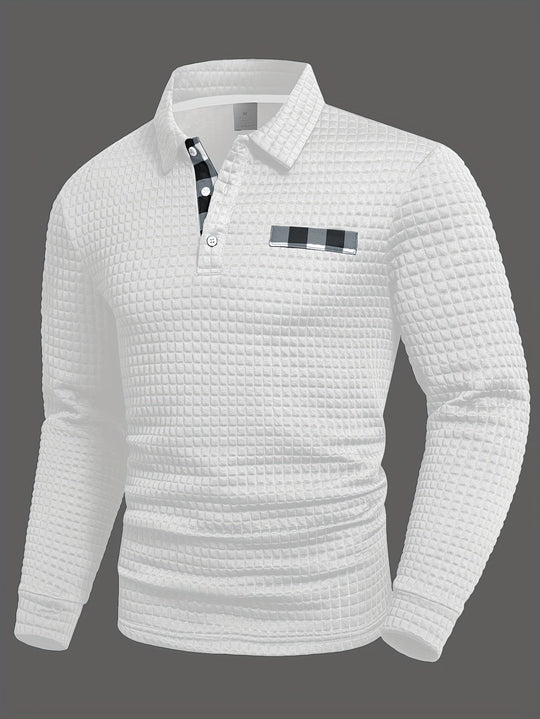 Enrique – Long-Sleeve Polo Shirt for Men