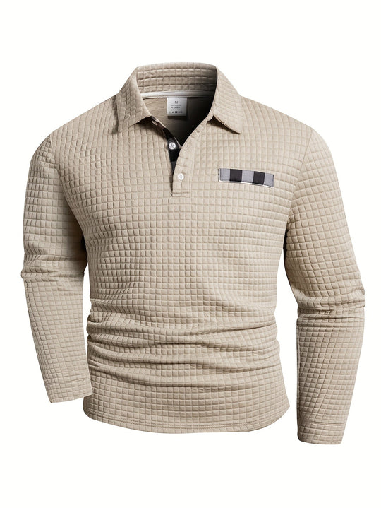 Enrique – Long-Sleeve Polo Shirt for Men