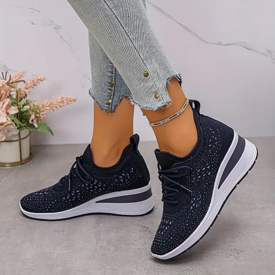 Cyan – Lightweight Knit Sneakers for Women