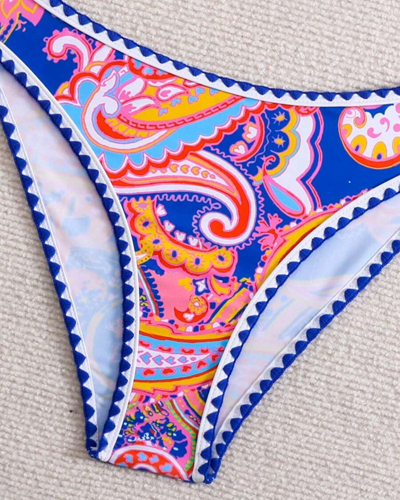 Vasilisa – Paisley Bandeau Bikini for Woman