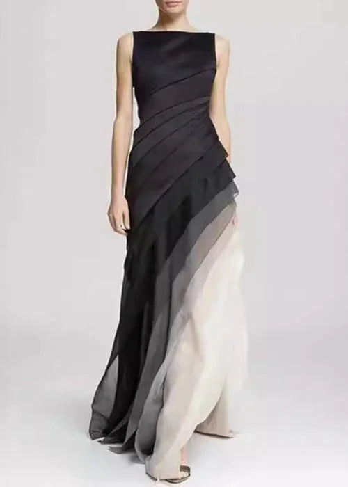 Anneliese – Ombre Tulle Panel Gown