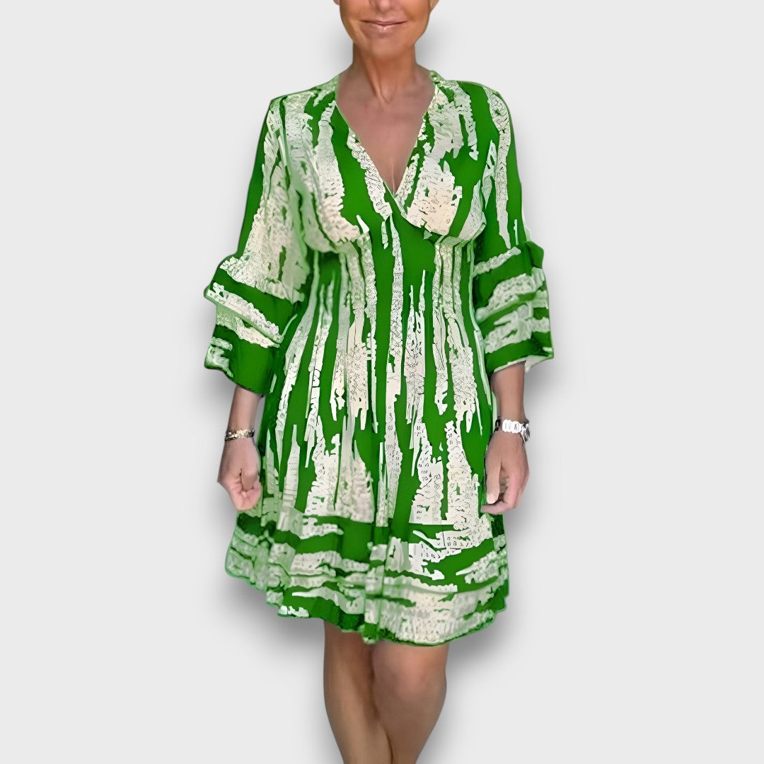 Teralya – Summer Dress with Ruffled Sleeves