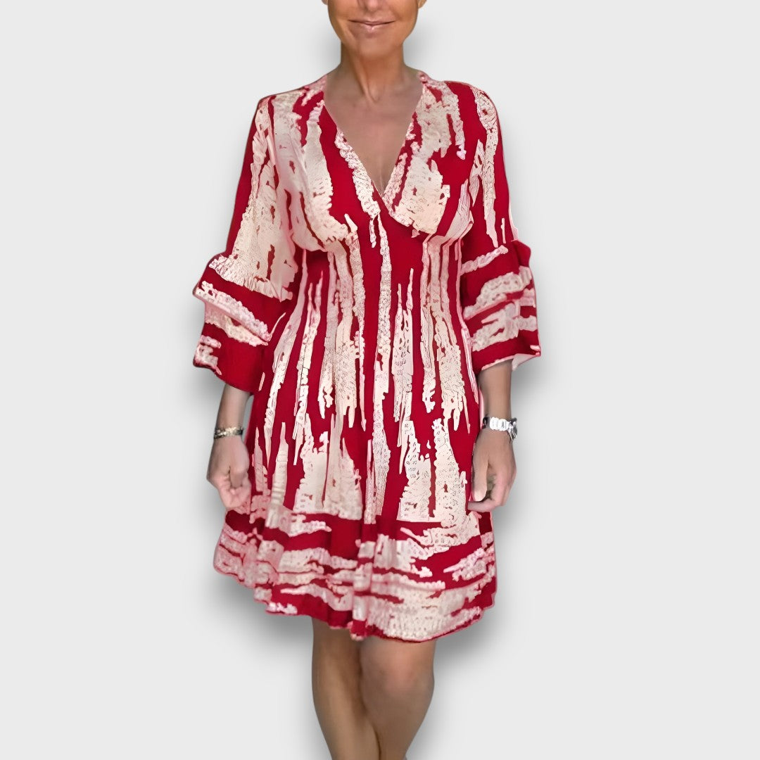 Teralya – Summer Dress with Ruffled Sleeves