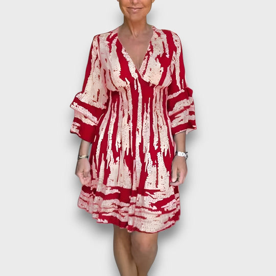 Teralya – Summer Dress with Ruffled Sleeves