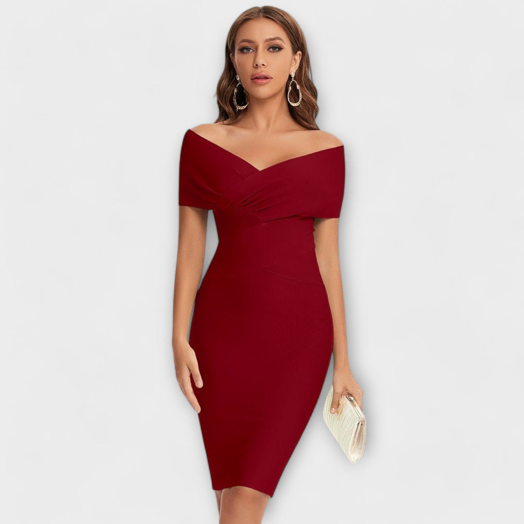 Alva – Elegant Off-Shoulder Dress