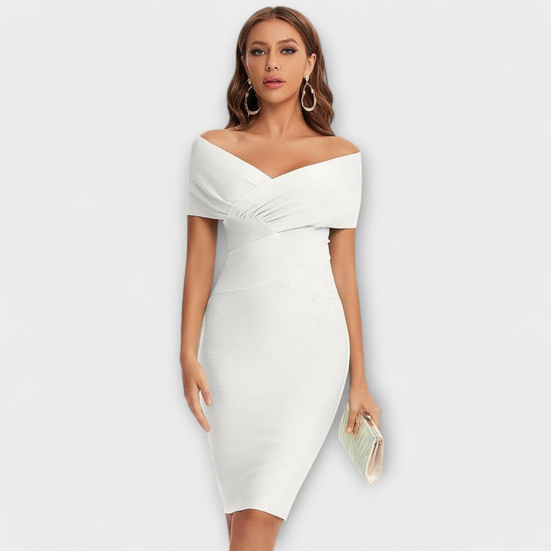 Alva – Elegant Off-Shoulder Dress