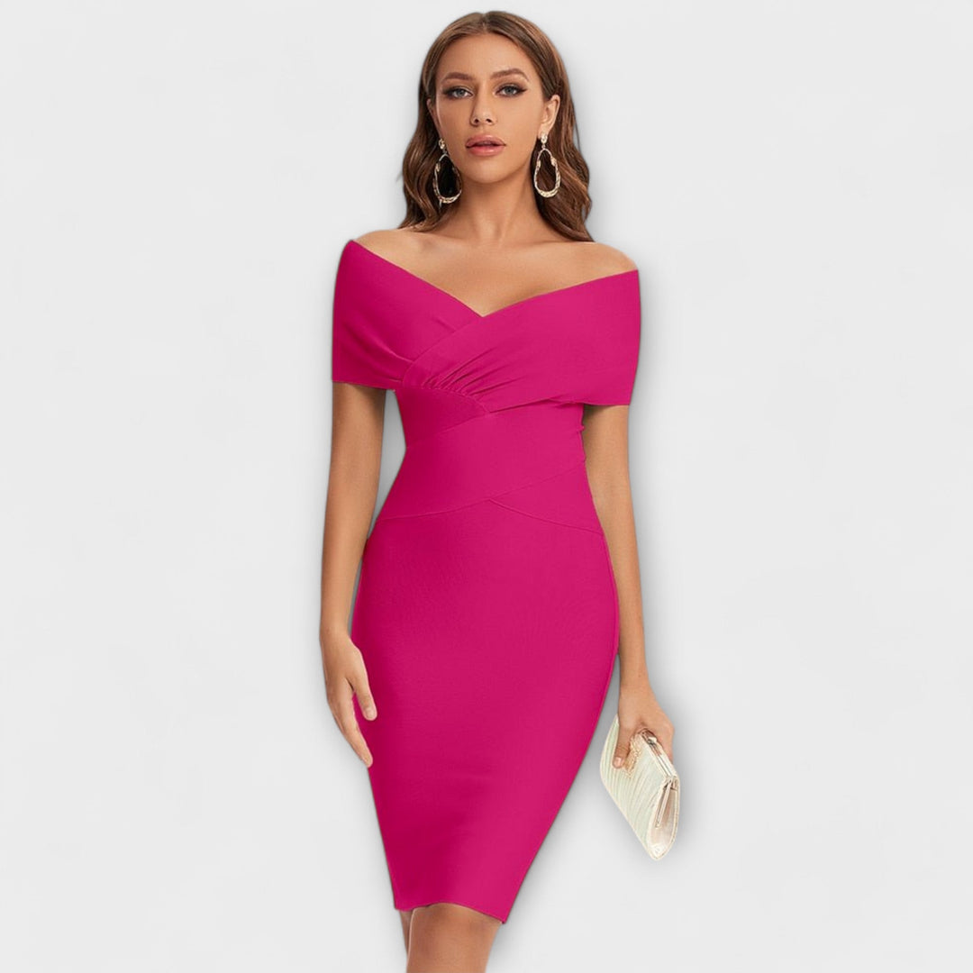 Alva – Elegant Off-Shoulder Dress