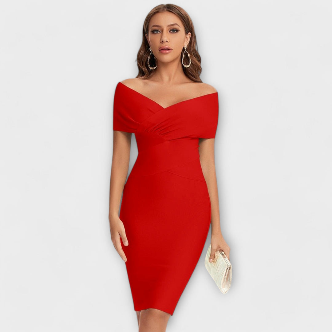 Alva – Elegant Off-Shoulder Dress