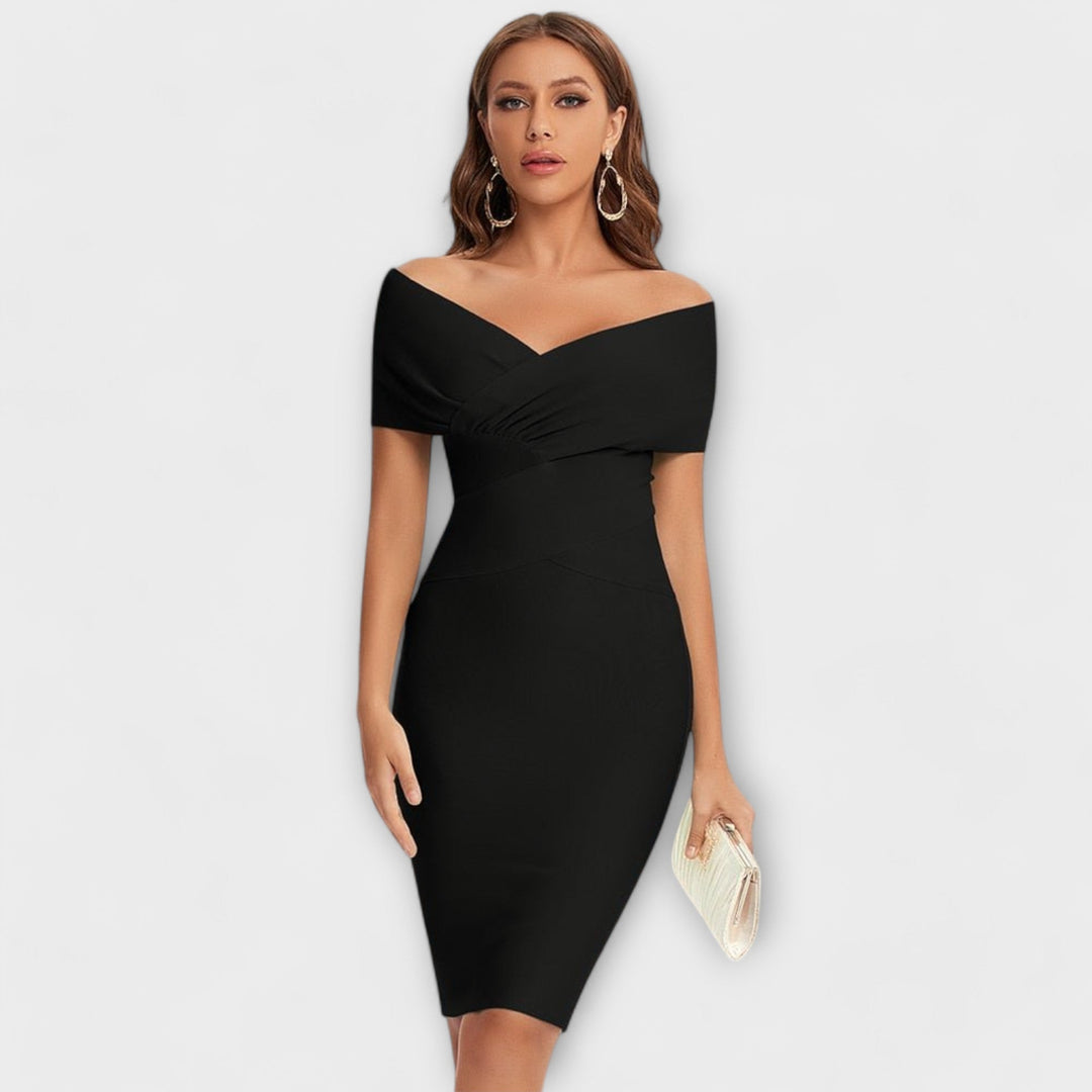 Alva – Elegant Off-Shoulder Dress