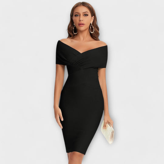 Alva – Elegant Off-Shoulder Dress