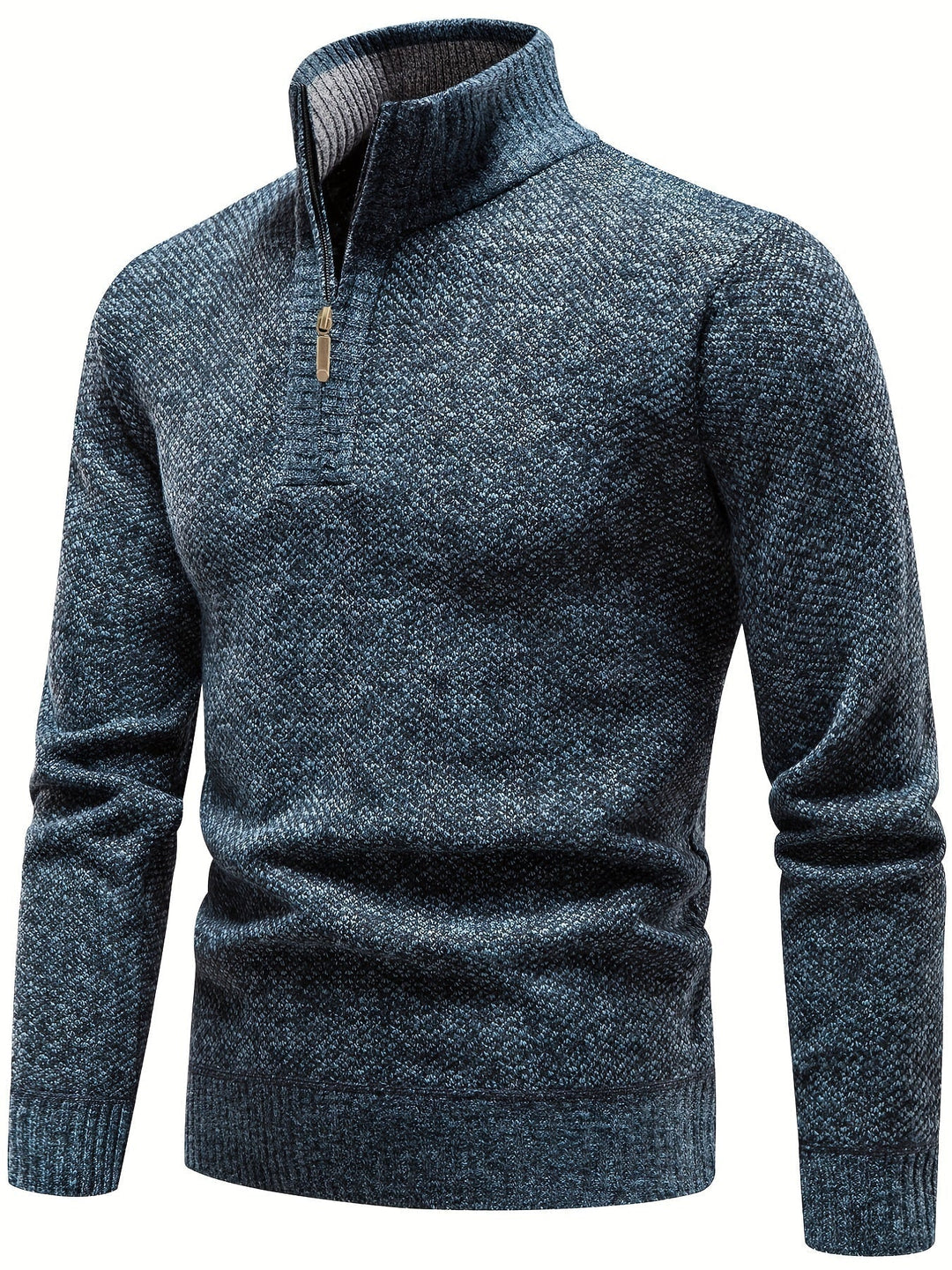 Axel – Knitted Quarter-Zip Sweater for Men